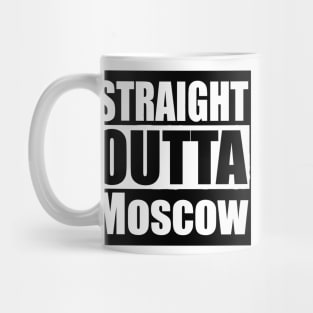 STRAIGHT OUTTA MOSCOW  Quarantine Sticker Mug